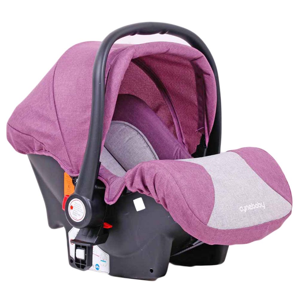 Cynebaby Safety Car Seat With Stroller Adaptor - Purple