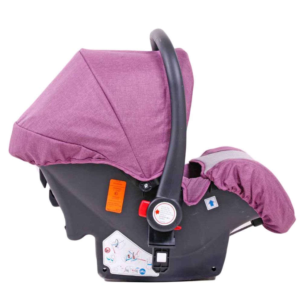 Cynebaby Safety Car Seat With Stroller Adaptor - Purple