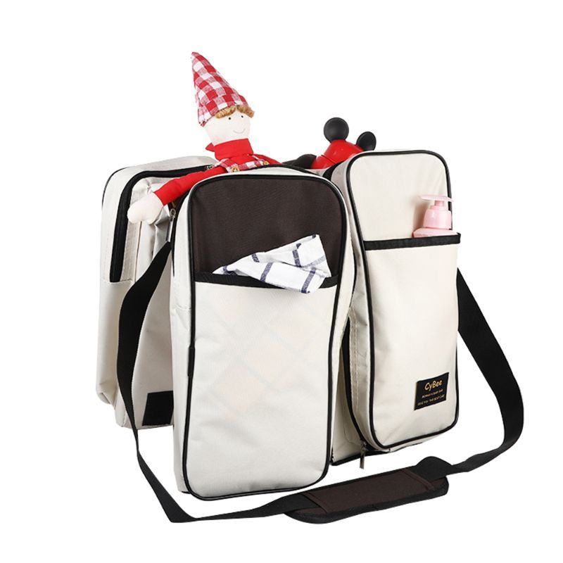 Cybee 9 In 1 Mummy Bag & Travel Bed & Diaper Bag - White