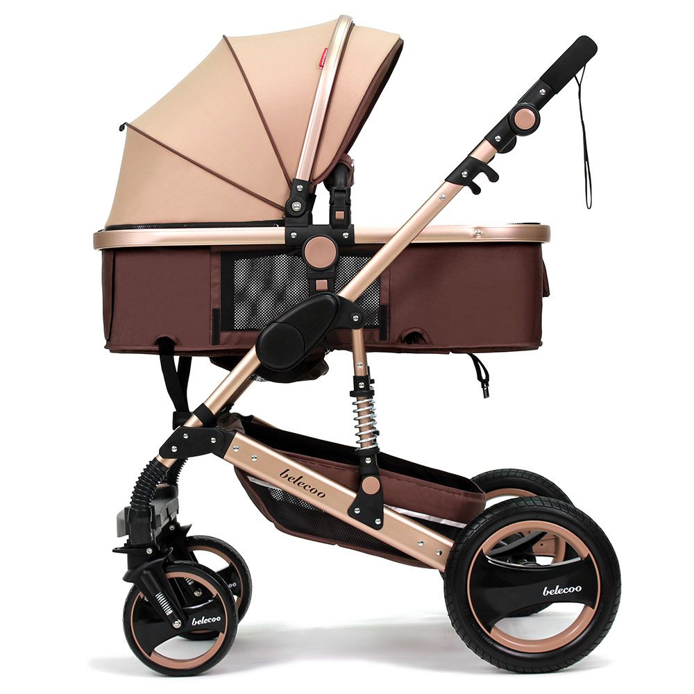 Belecoo 6 Khaki - Classic 3 in 1 Pram