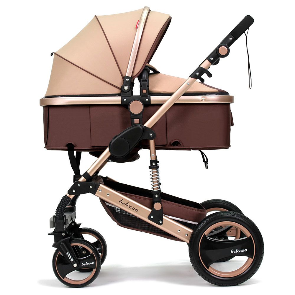 Belecoo 6 Khaki - Classic 3 in 1 Pram