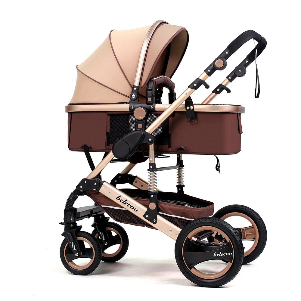 Belecoo 6 Khaki - Classic 3 in 1 Pram