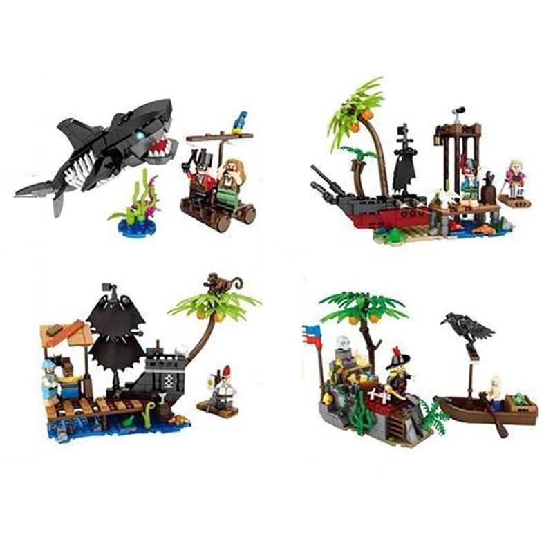 Sembo - Capture The Island Building Blocks - 225 Pcs