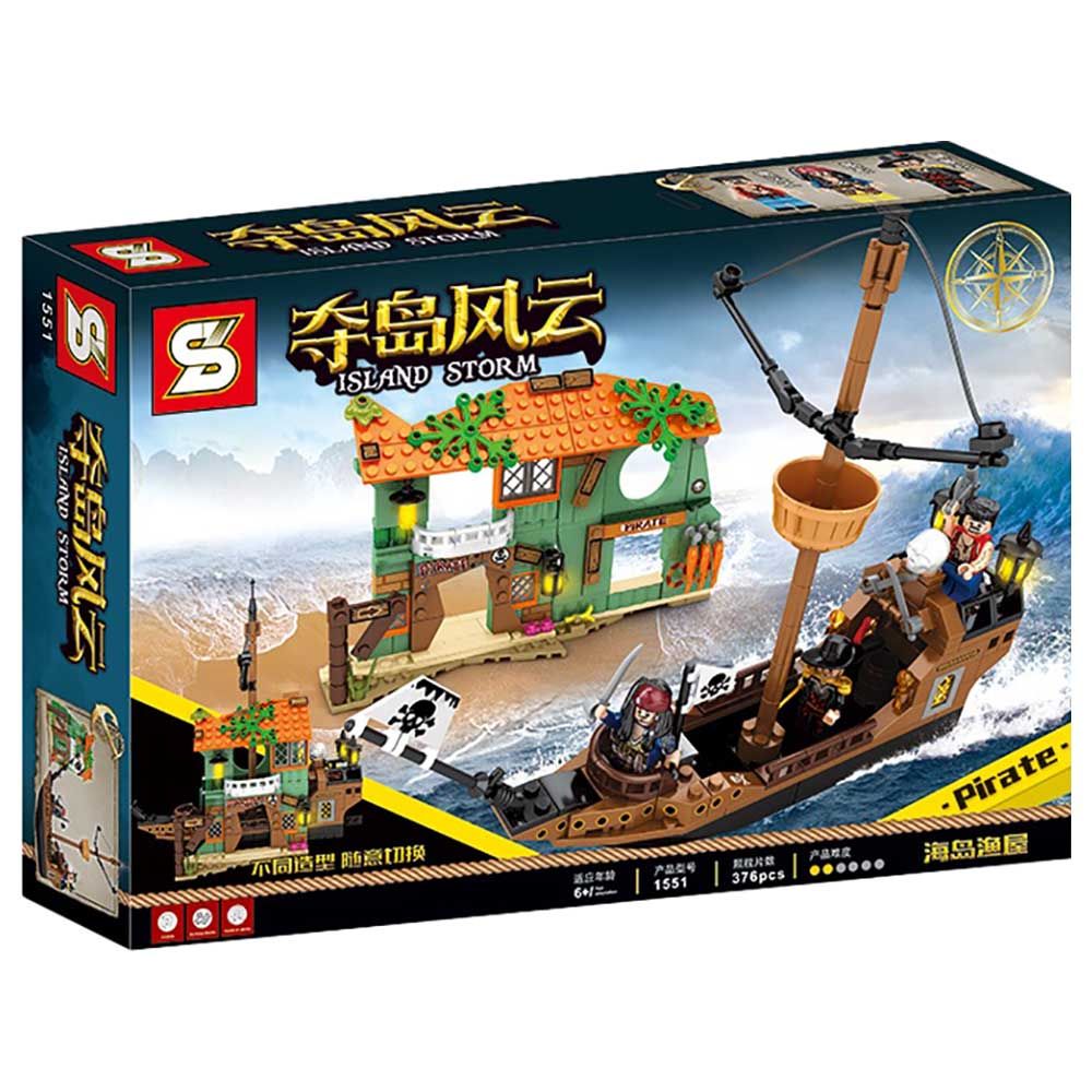 Sembo - Capture The Island Building Blocks - 376 Pcs