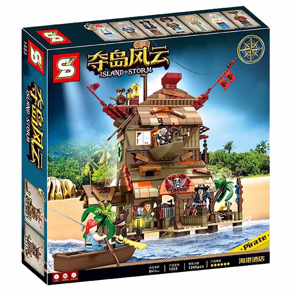 Sembo - Capture The Island Building Blocks - 1240 Pcs