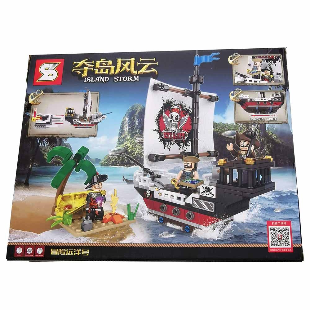 Sembo - Capture The Island Building Blocks - 367 Pcs