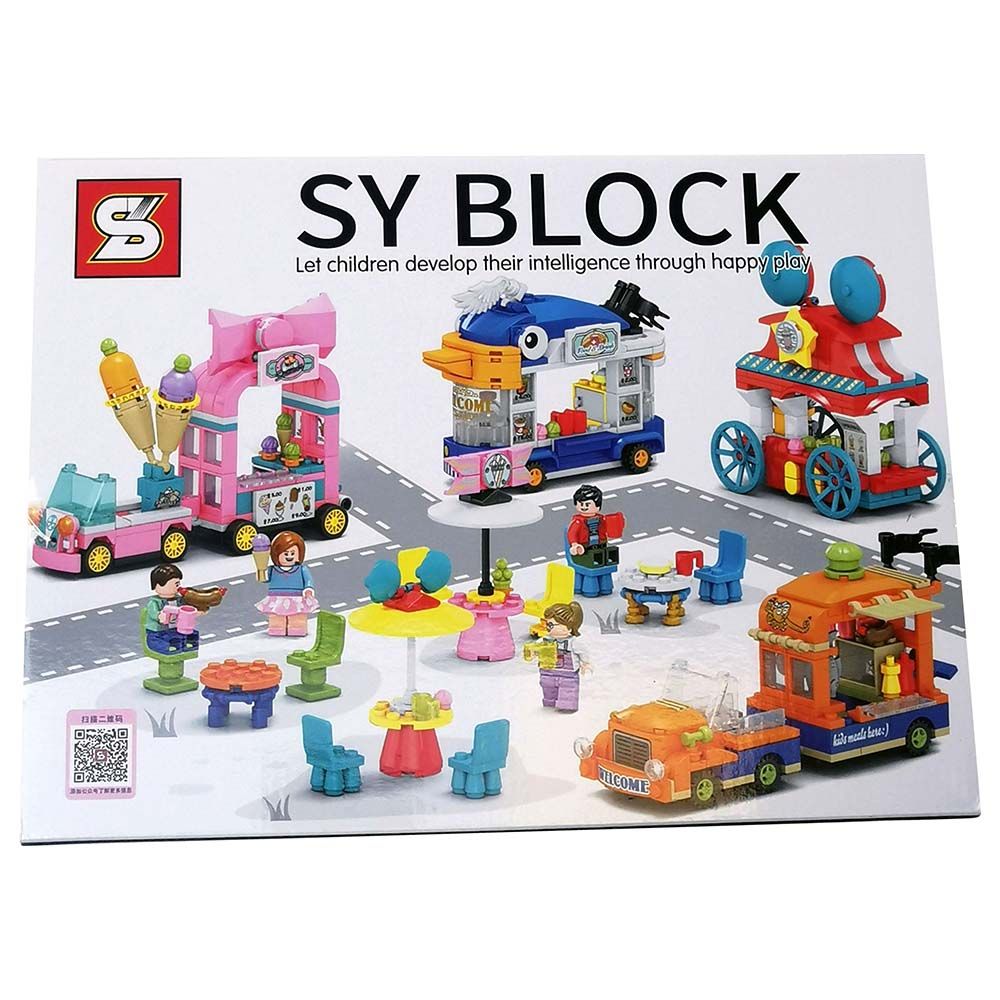 Sembo - Juice Shop Building Blocks - 185+ Pcs - Red