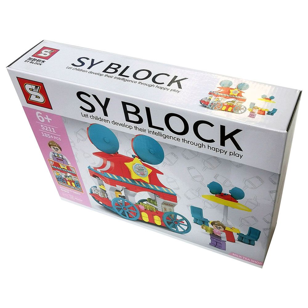 Sembo - Juice Shop Building Blocks - 185+ Pcs - Red