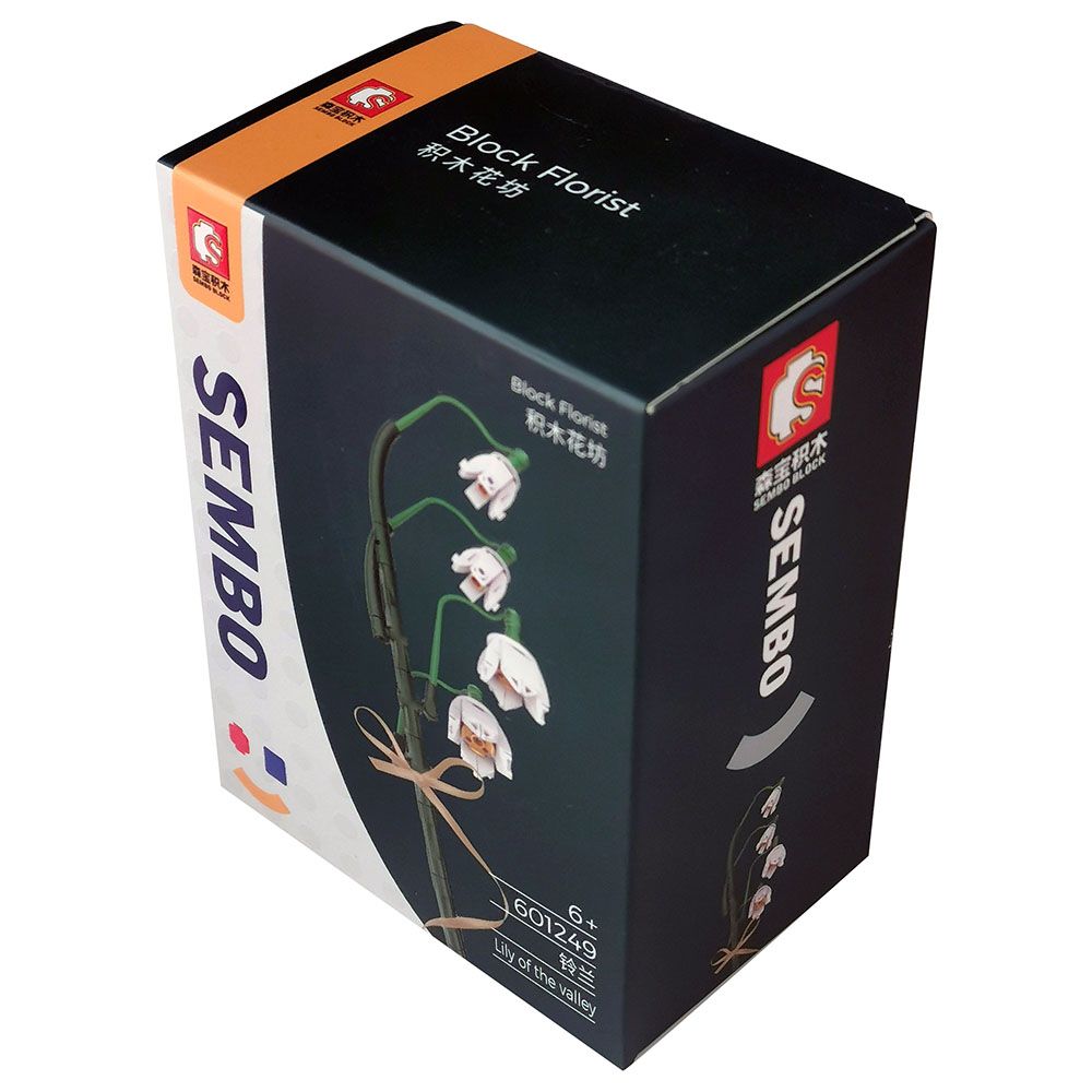 Sembo - Convallaria Flower Building Blocks - White