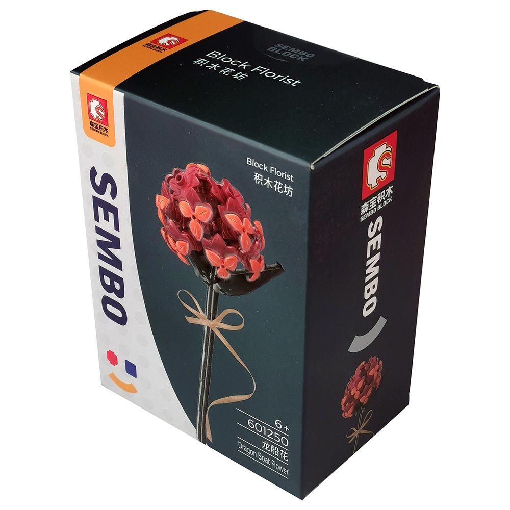 Sembo - Ixora Flower Building Blocks - Red