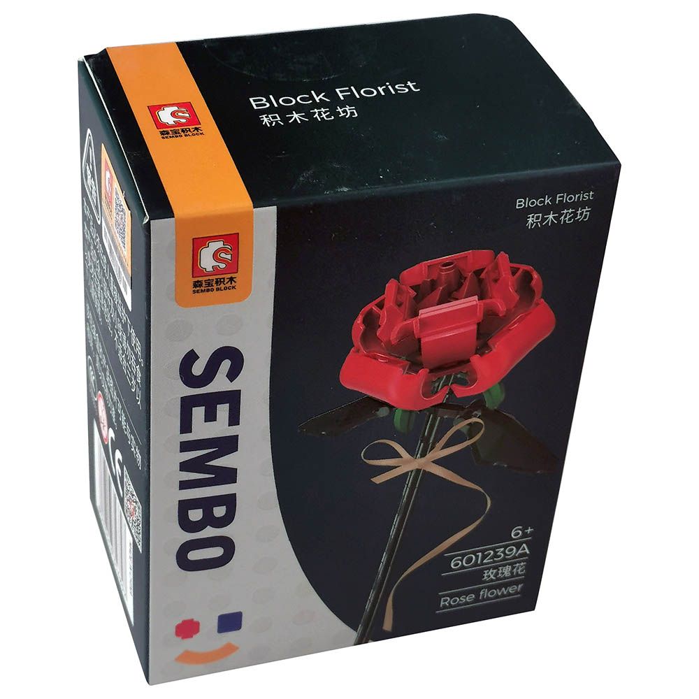 Sembo - Rose Flower Building Blocks