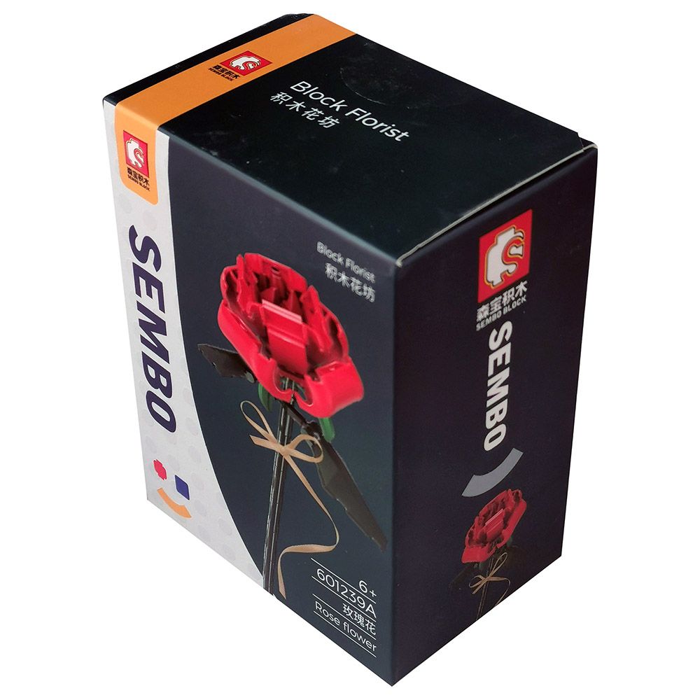 Sembo - Rose Flower Building Blocks