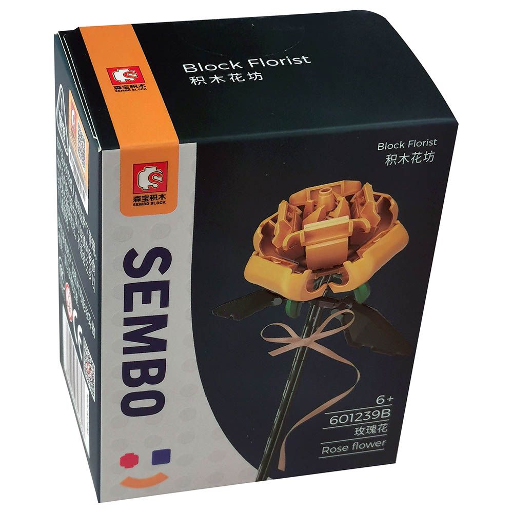 Sembo - Rose Flower Building Blocks