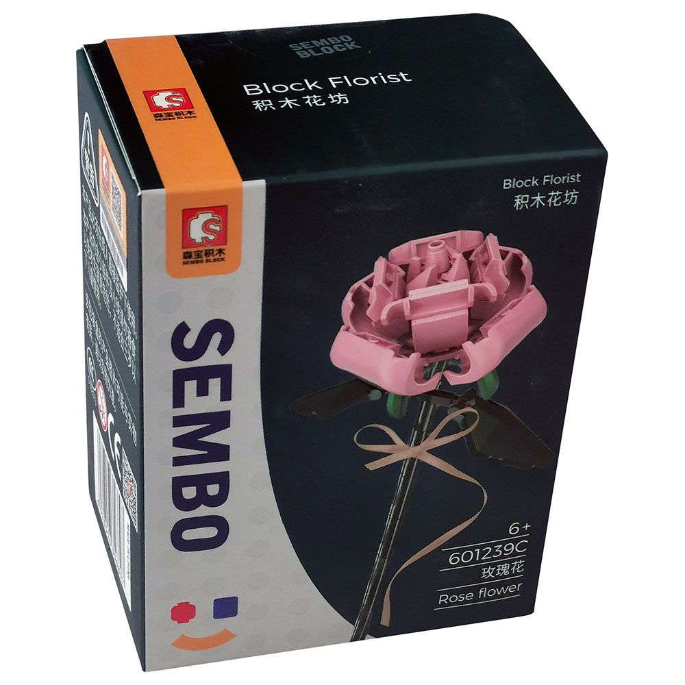 Sembo - Rose Flower Building Blocks