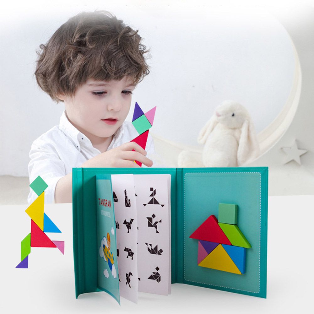 Uniqoo - Magnetic Tangram Educational Toys 7Pcs-Set