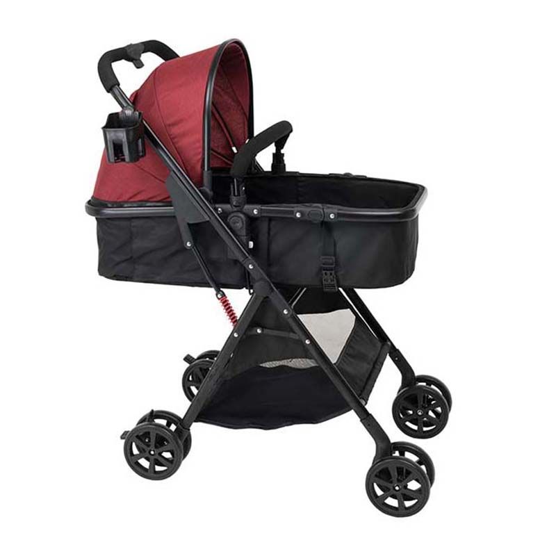 UNIQOO - 5 Portable Pram - Red