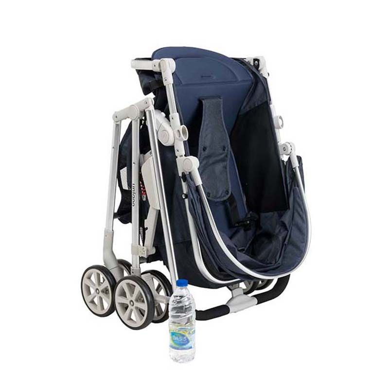 Uniqoo - 6 Premium Portable Pram W/ Diaper Bag  - Blue