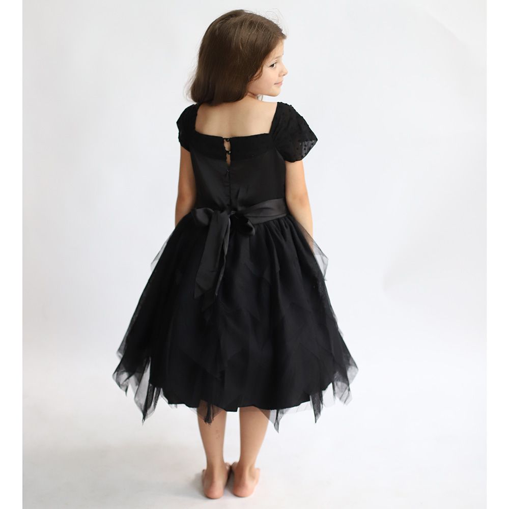 D' Daniela - Fairy Knee Length Dress - Black