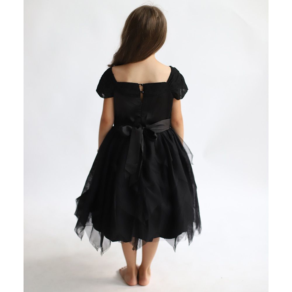 D' Daniela - Fairy Knee Length Dress - Black