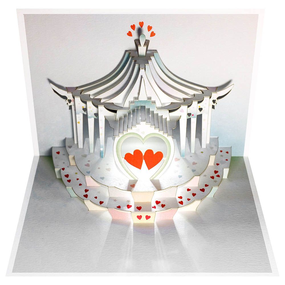 Forever Cards - Hearts In A Marquee Card