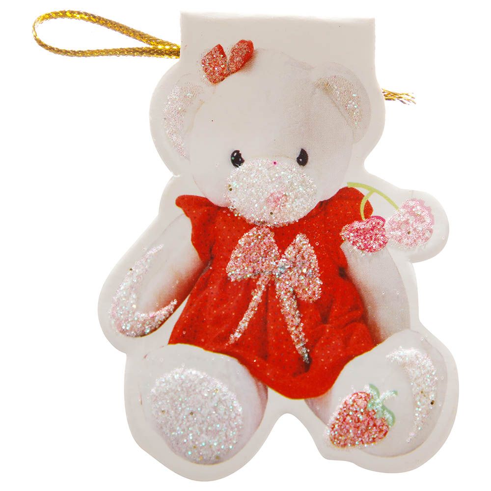 Pinak - White Teddy In Red Tag