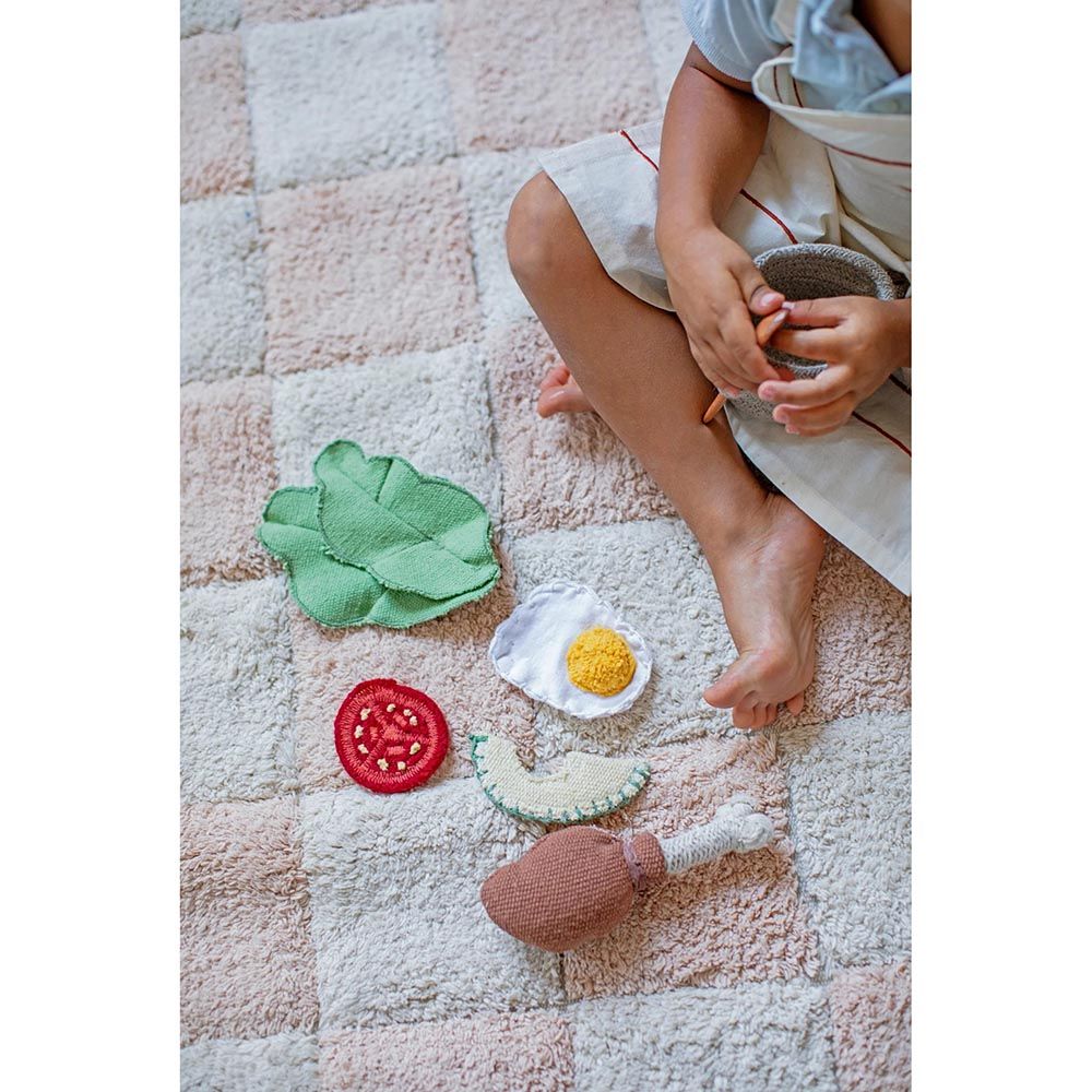 Lorena Canals - Washable Rug Kitchen Tiles - Rose