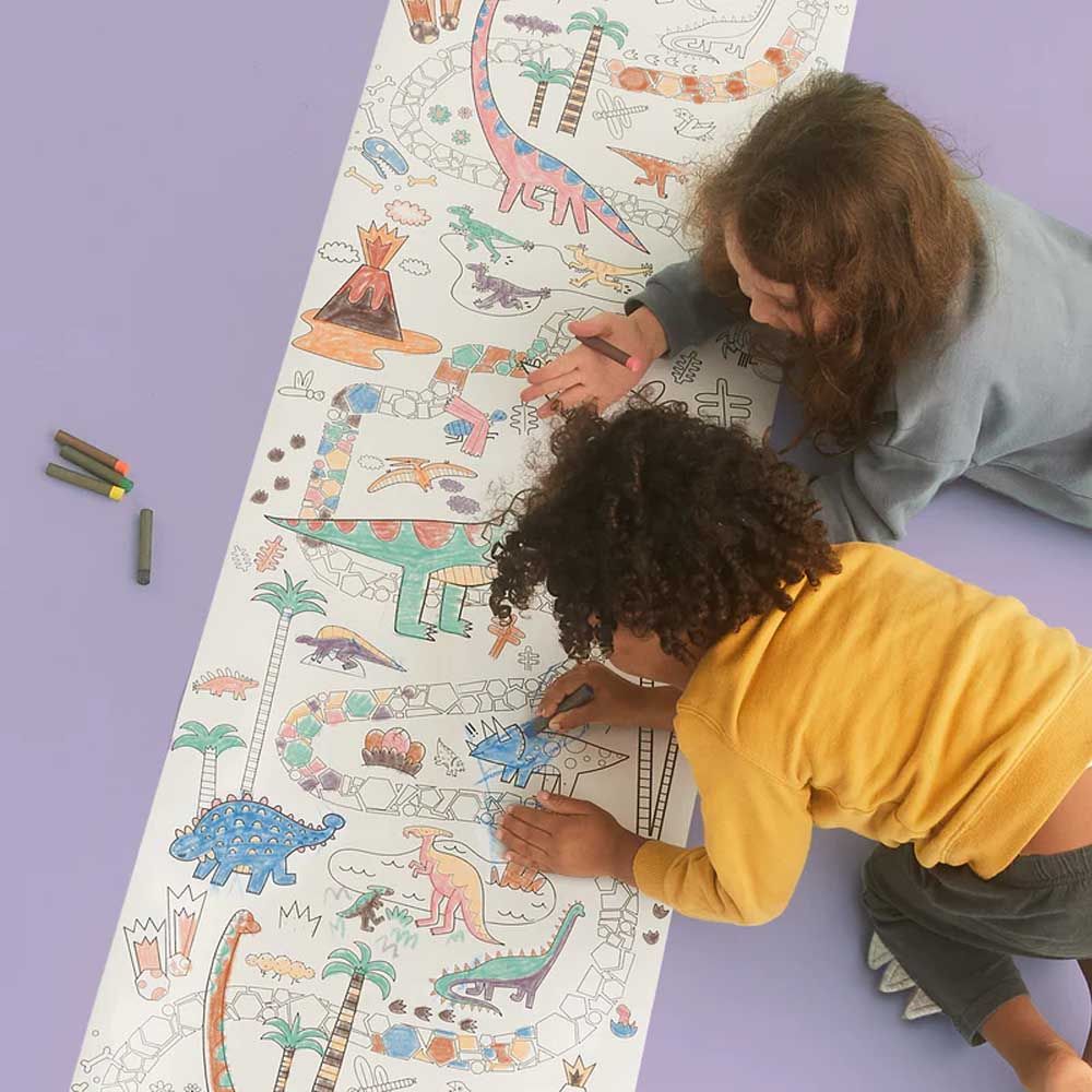 Olli Ella - Playpa Paper The Land Before Time Colouring Roll