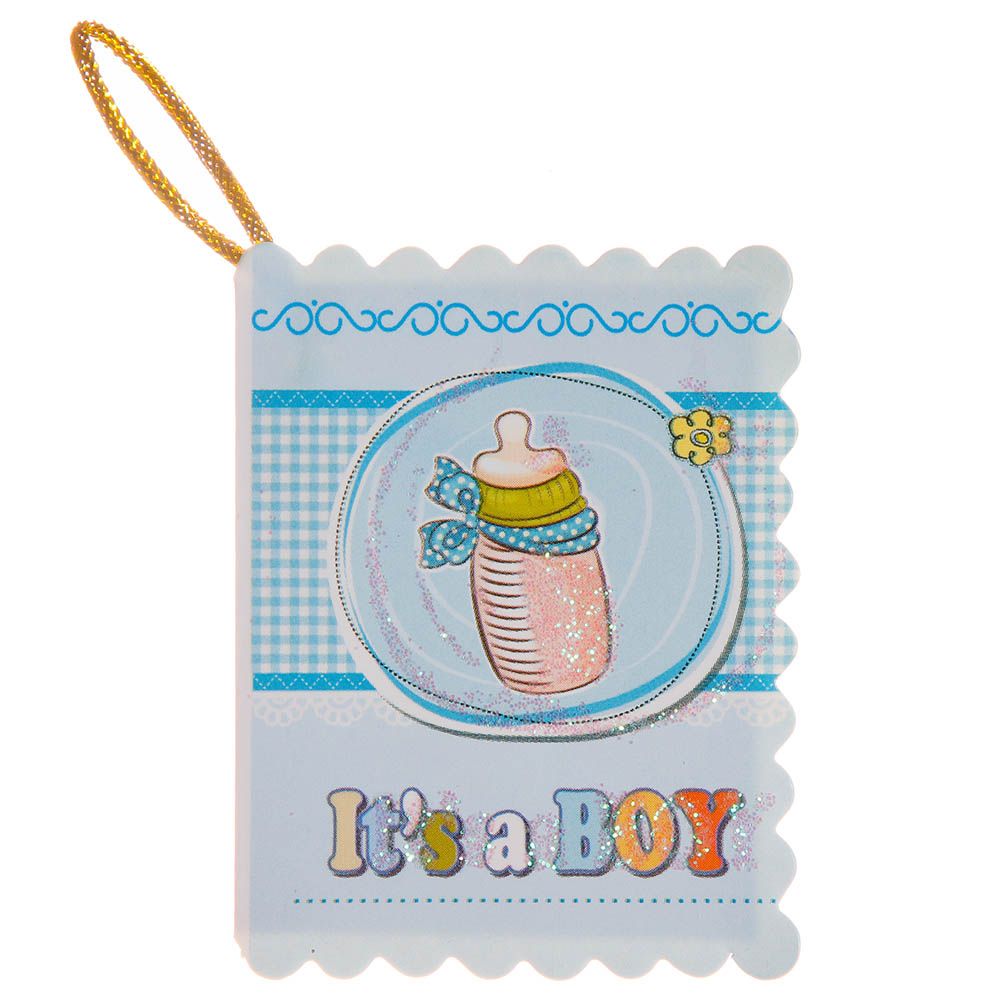 Pinak - It's A Boy Bottle Tag 