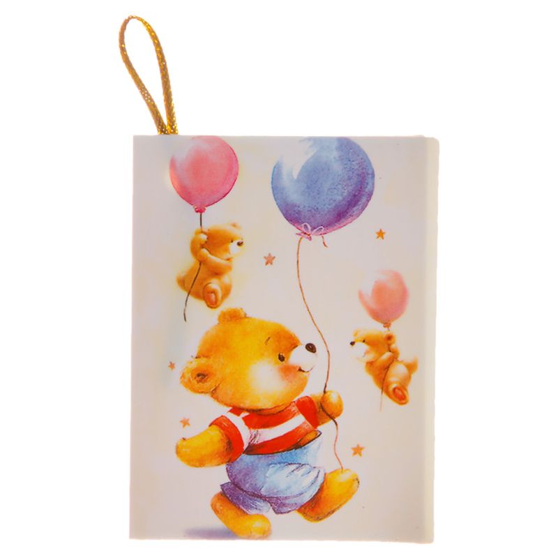 Pinak - Teddy Holding Balloons Tag