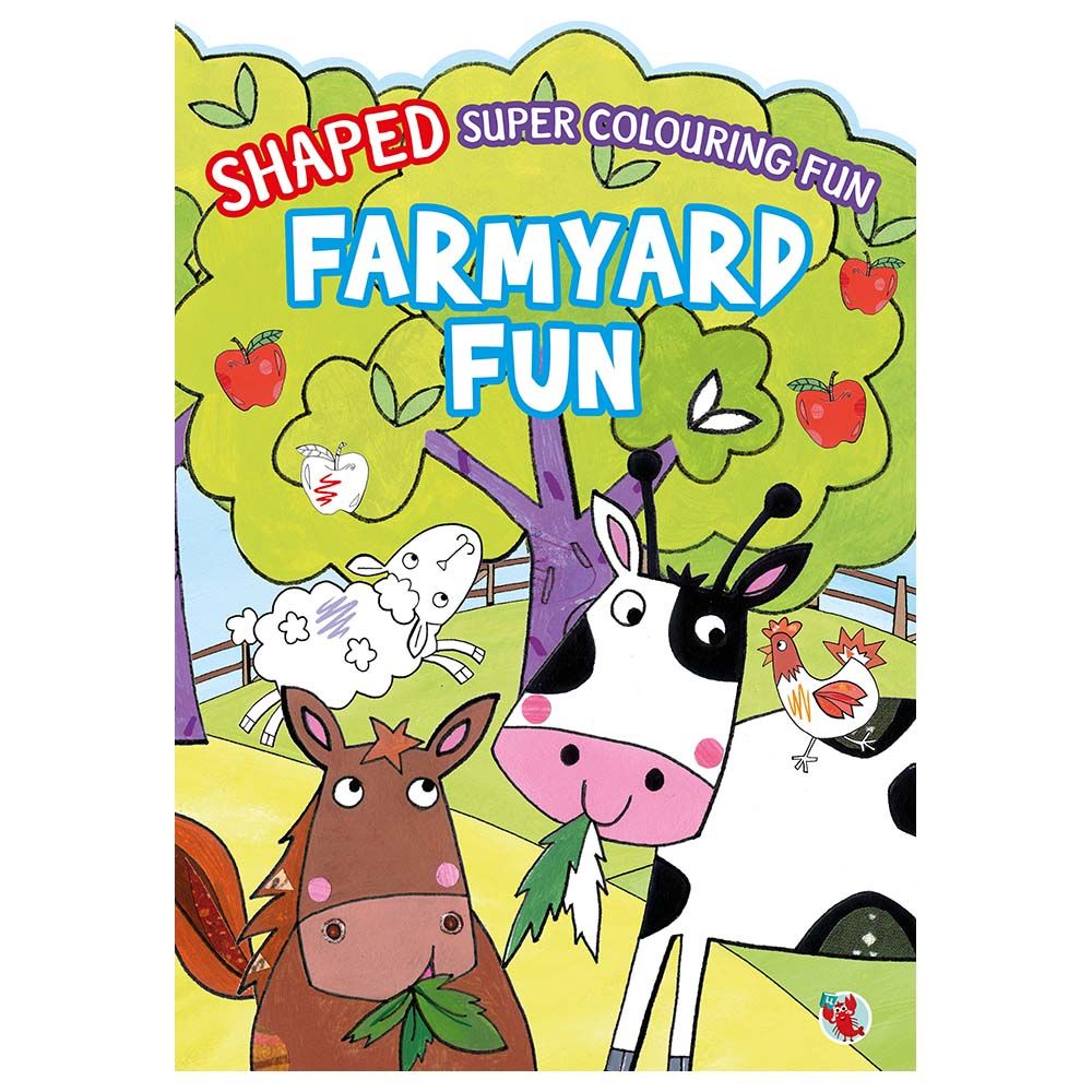 كتاب تلوين Shaped Super Colouring Fun: Farm Yard Fun