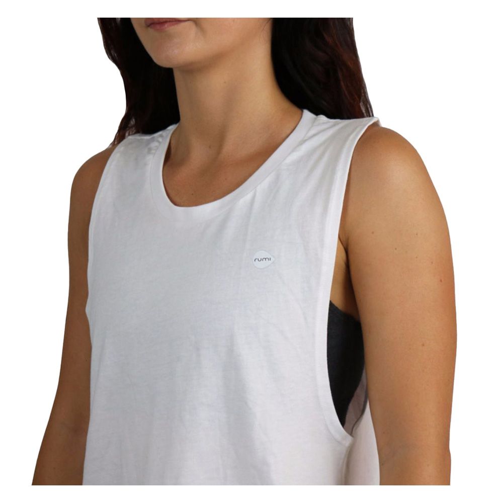 Rumi - Moon Air Short Muscle Tank - Snow