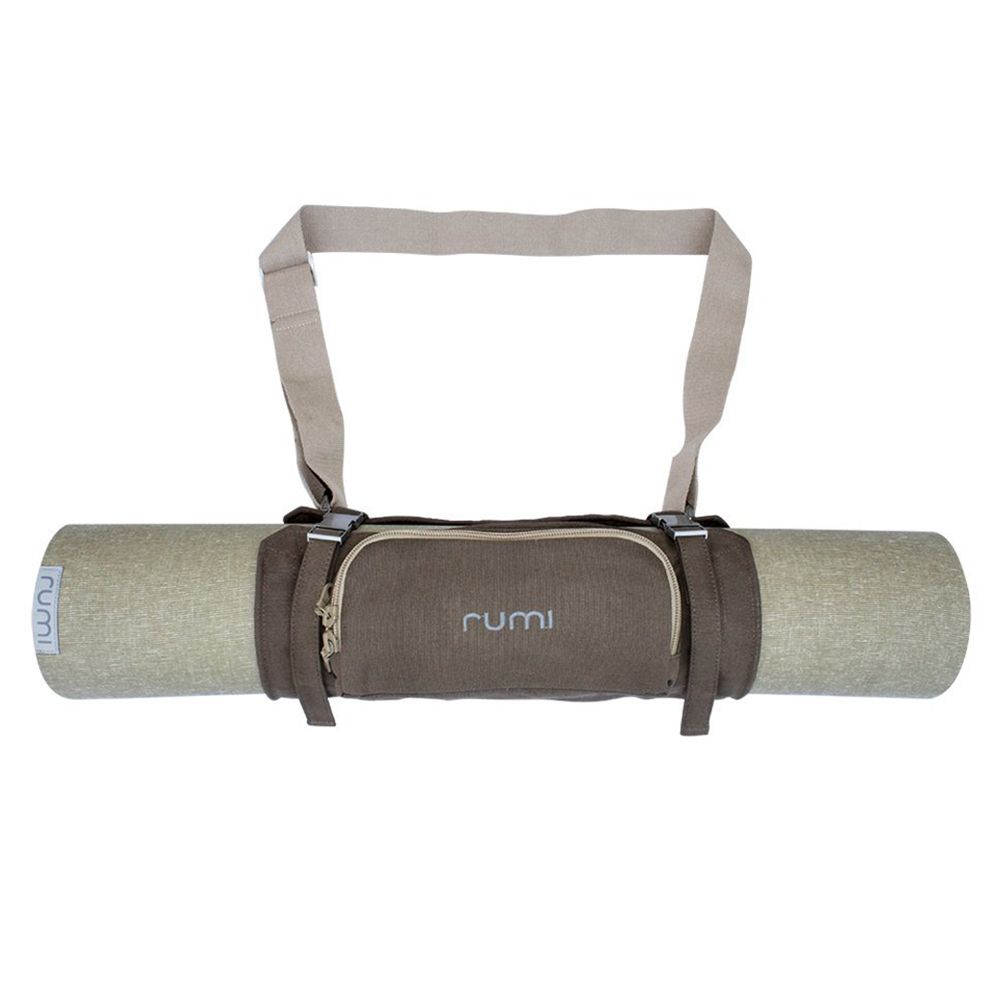 Rumi Earth - Origami Yoga Mat Carrier - Brown