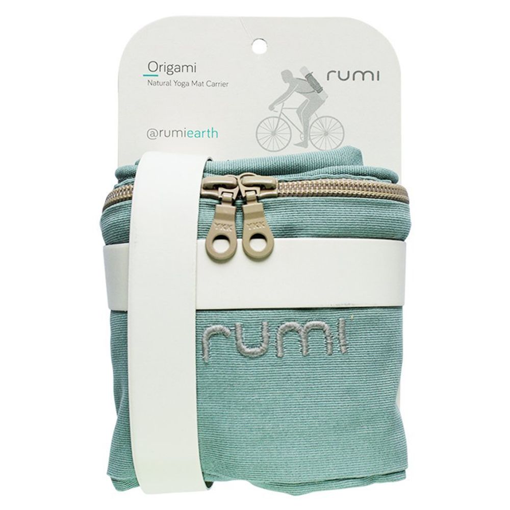 Rumi Earth - Origami Yoga Mat Carrier - Light Peacock