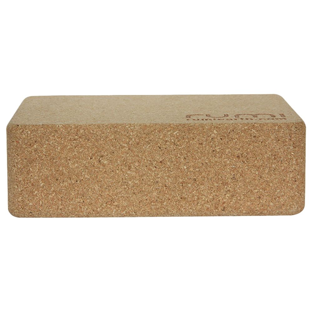 Rumi Earth - Yoga Block - Cork