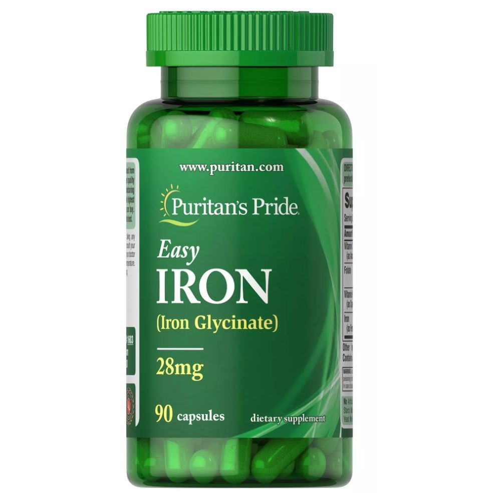 Puritan Pride - Easy Iron 28mg - 90 Capsules