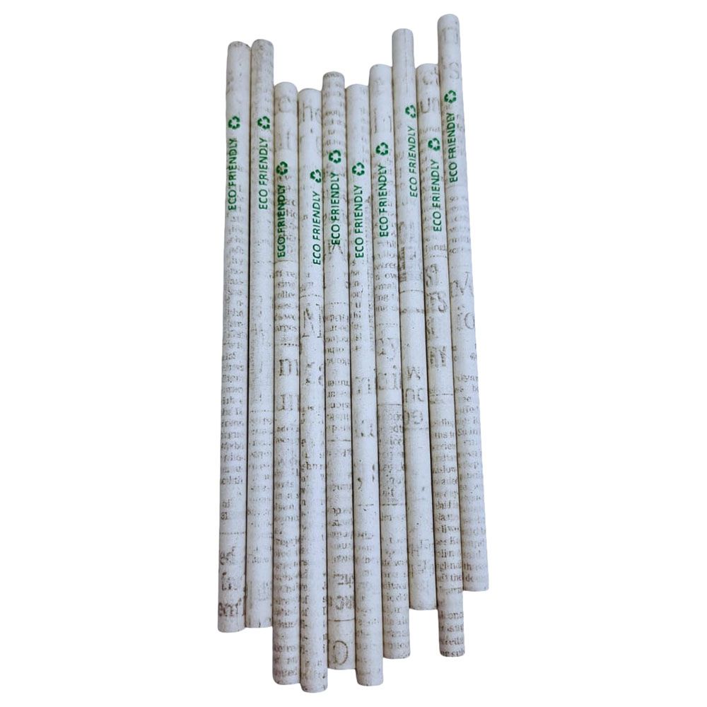 Piyas Planet - Ecofriendly Recycled Newspaper Pencil - 10pcs