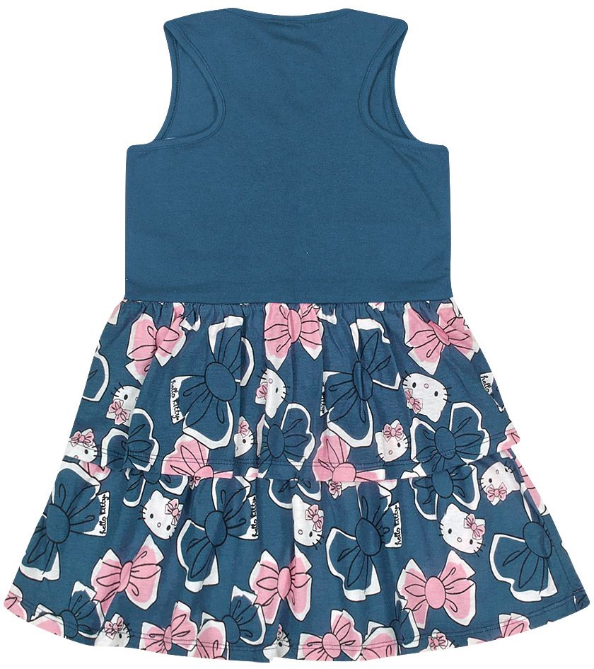 Hello Kitty by Pynkiss Milano - Light Cotton Navy Blue Dress 