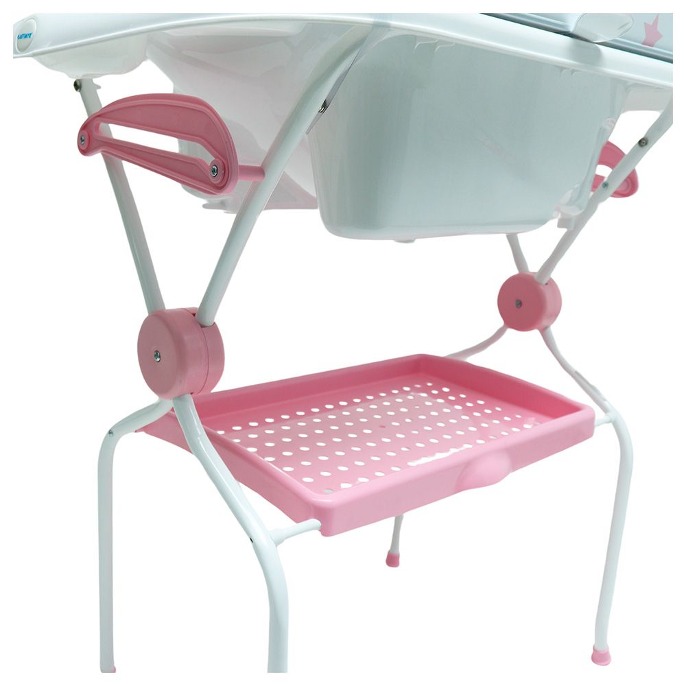 Plastimyr - Anatomic Overbide Babybath - Ona Pink Stars (Exclusive)