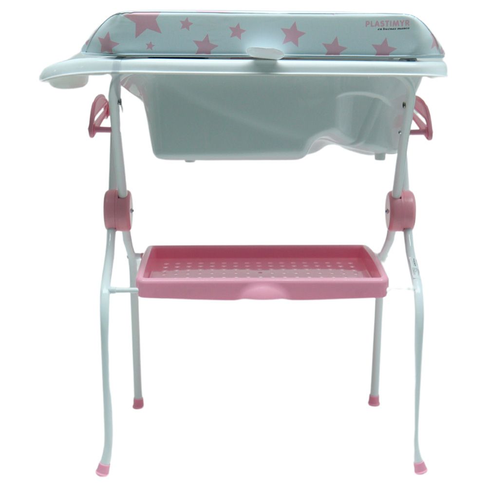 Plastimyr - Anatomic Overbide Babybath - Ona Pink Stars (Exclusive)