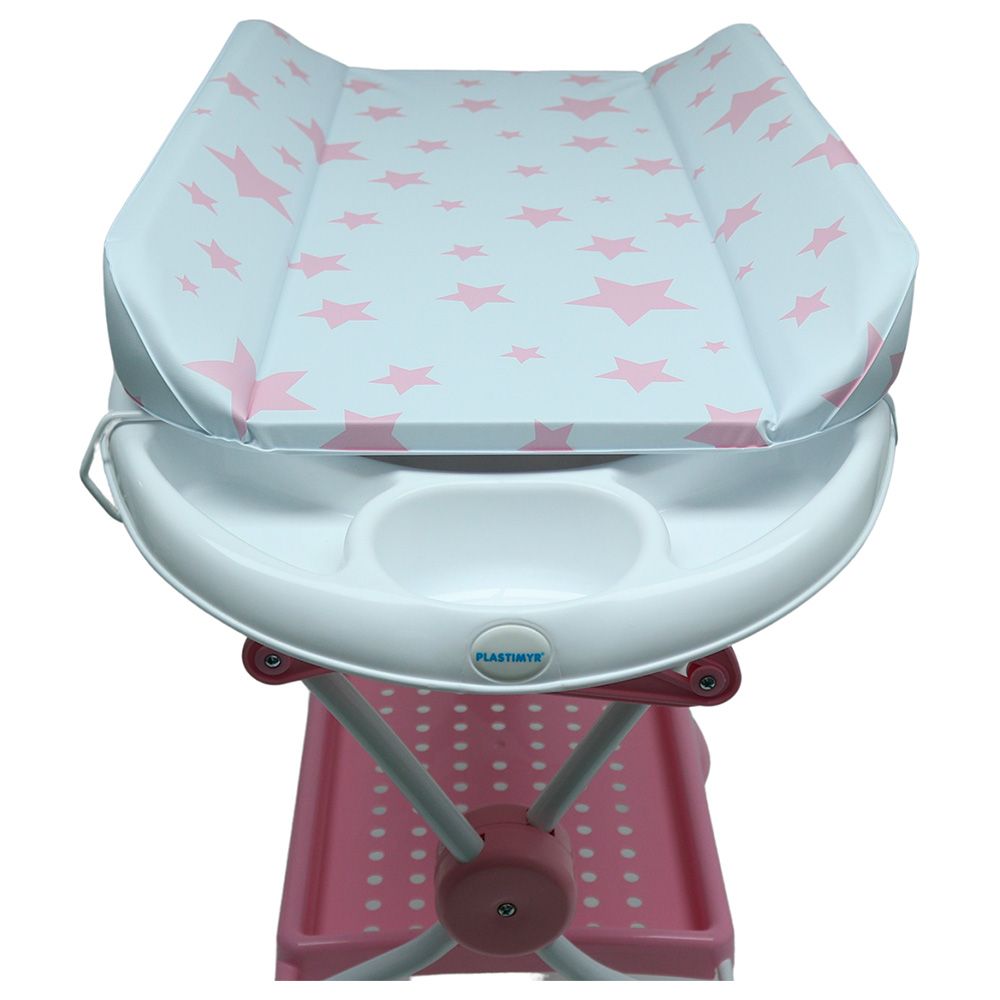 Plastimyr - Anatomic Overbide Babybath - Ona Pink Stars (Exclusive)