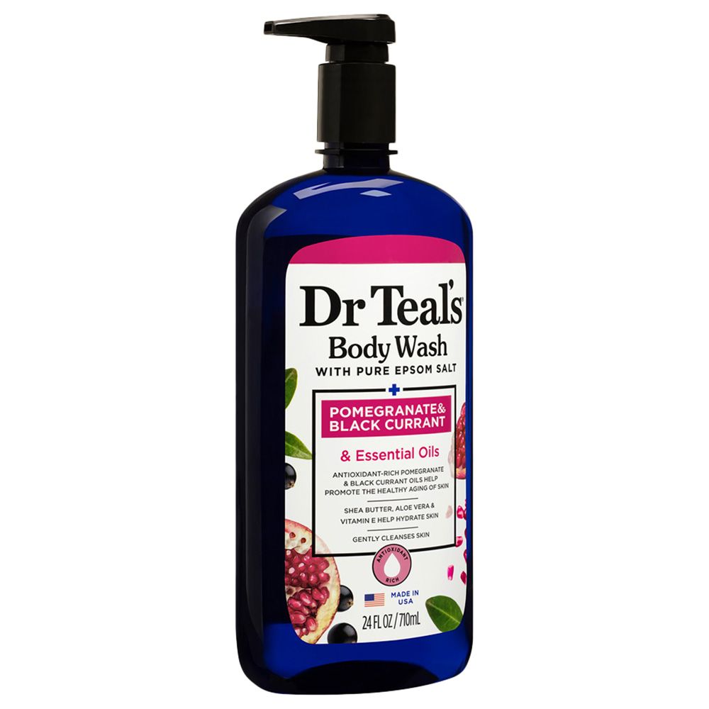 Dr Teal's - Pomegranate/Black Currant Epsom Salt Body Wash - 710 ml