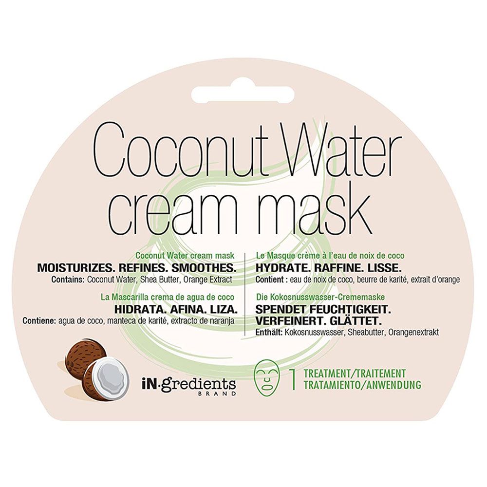 masqueBAR - iN.gredients Coconut Water Cream Mask