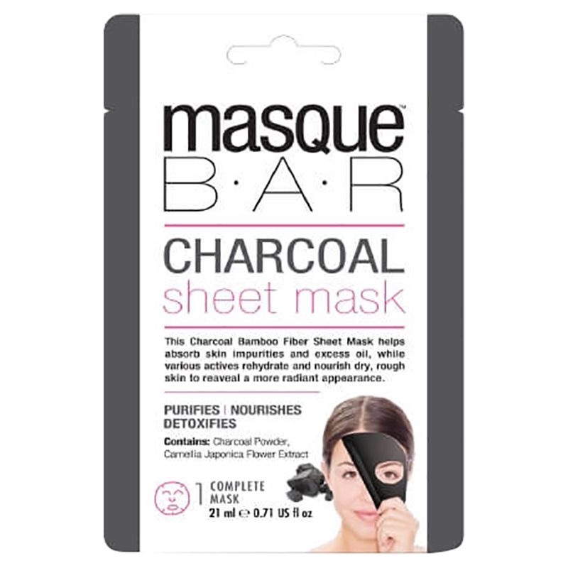 masqueBAR - Charcoal Sheet Mask 21ml X 3 Pcs