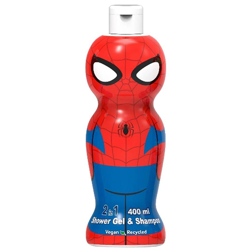 Air-Val - Spiderman Figure 1D 2-in-1 Shower Gel & Shampoo 400ml