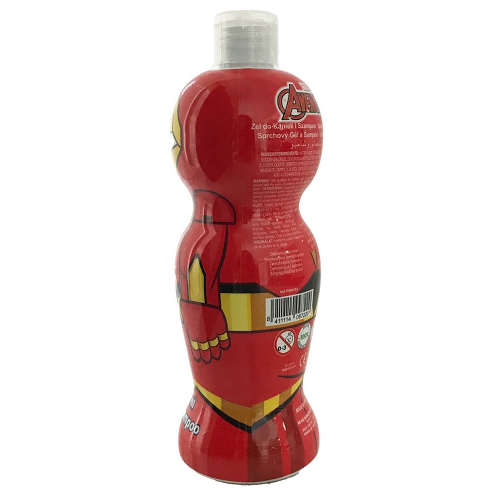 Air-Val - Ironman Figure 1D 2-in-1 Shower Gel & Shampoo 400ml