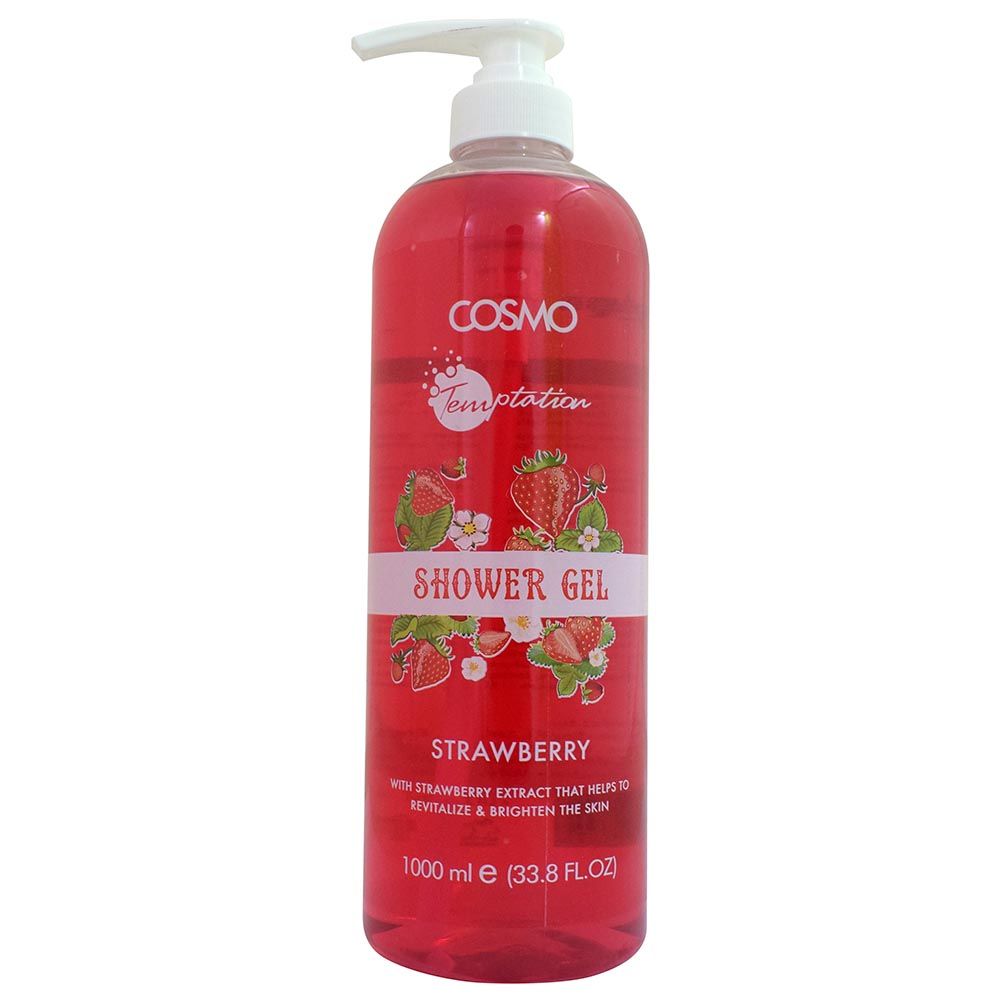 Cosmo - Temptation Shower Gel Strawberry 1000ml