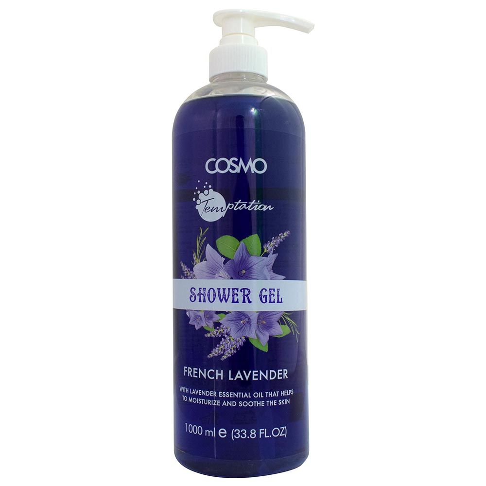 Cosmo - Temptation Shower Gel French Lavender 1000ml