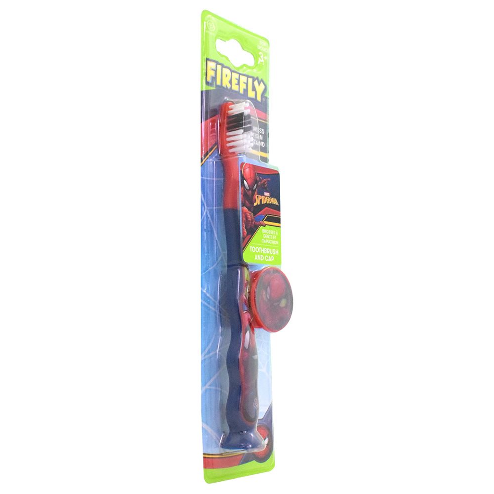 Firefly - Marvel Spider Man Sculpted Toothbrush & Cap