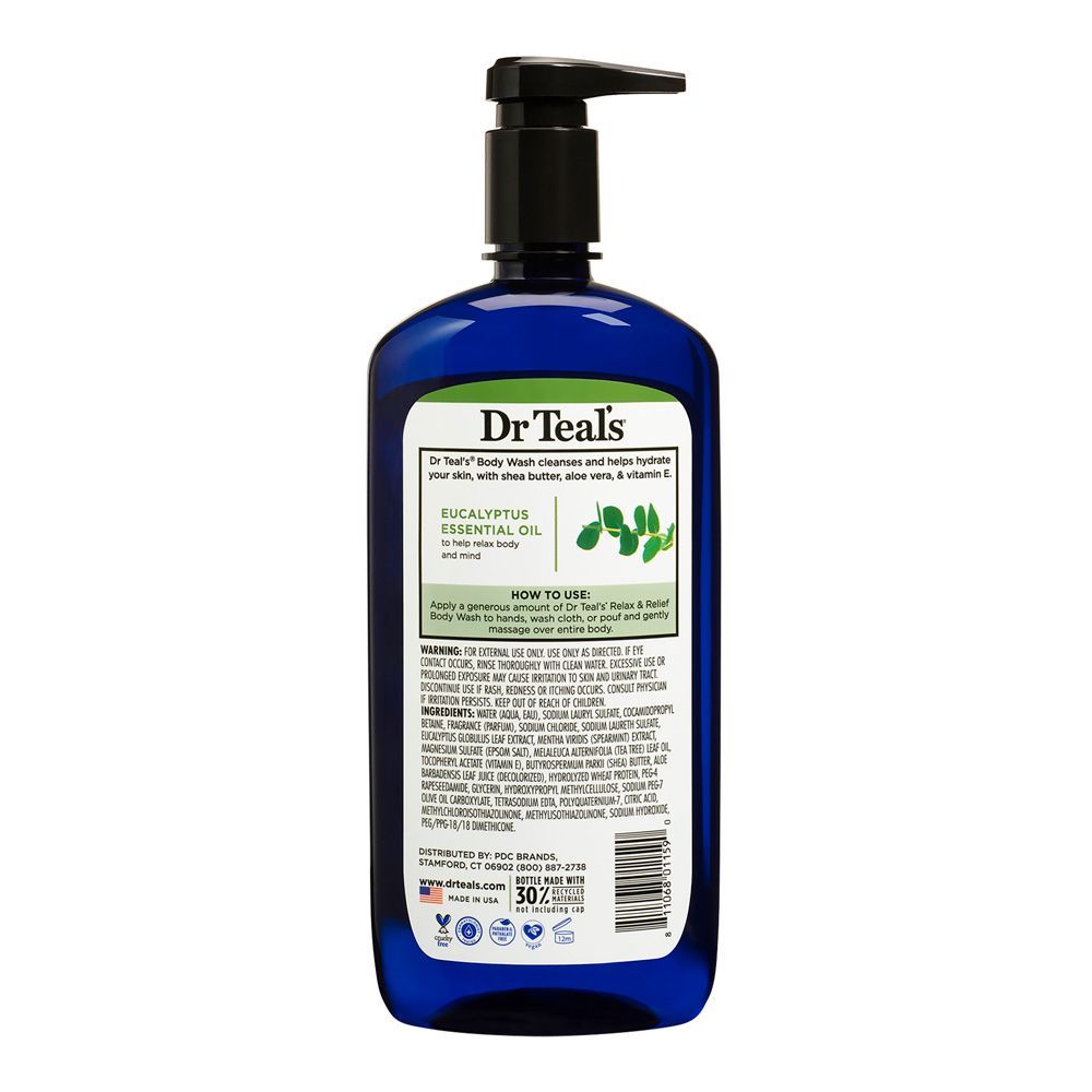 Dr Teal's - Epsom Salt Body Wash Eucalyptus&Spearmint 710ml