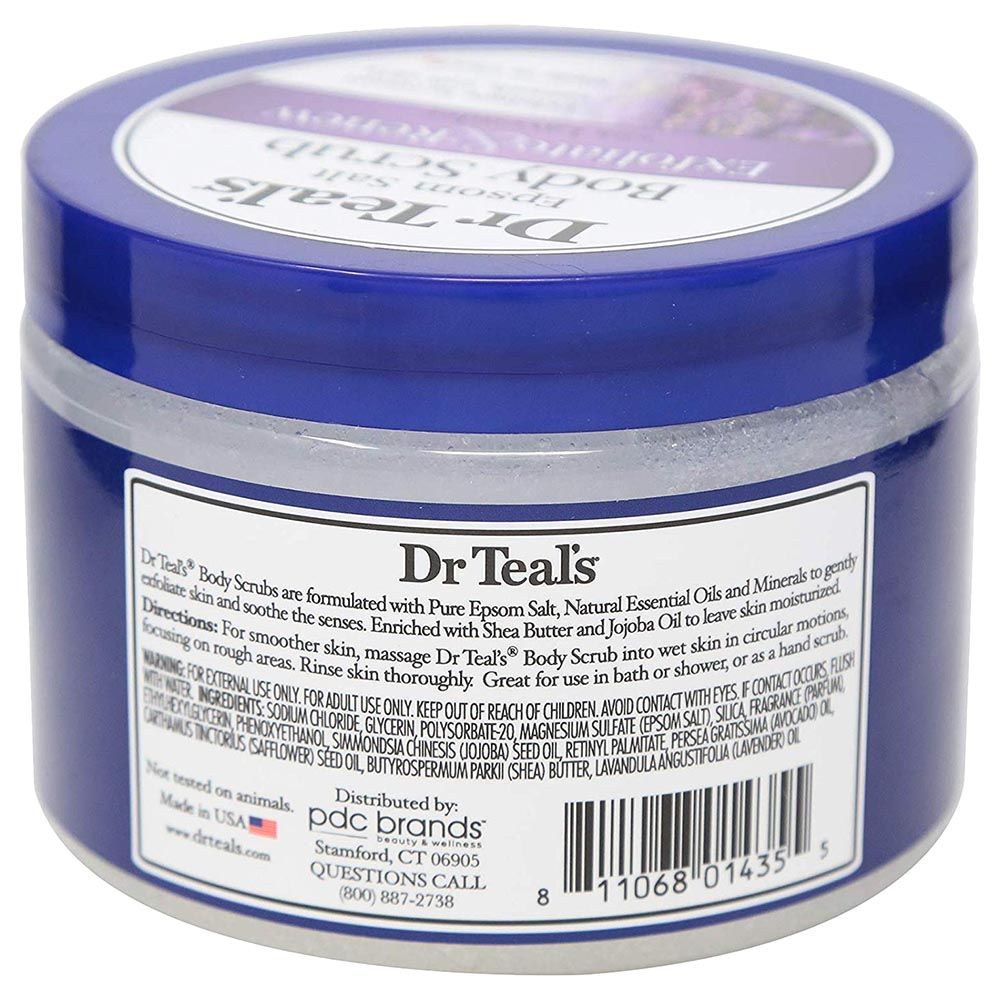 Dr Teal's - Epsom Salt Body Scrub Lavender 454g